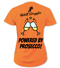 Load image into Gallery viewer, Powered by Prosecco Womens tee (SS 2022)