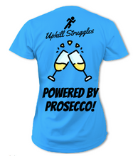 Load image into Gallery viewer, Powered by Prosecco Womens tee (SS 2022)