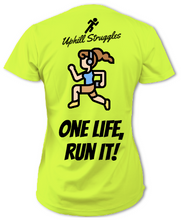 Load image into Gallery viewer, One Life, Run It! Womens Tee