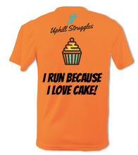 Load image into Gallery viewer, I Run Because I Love Cake Mens Tee