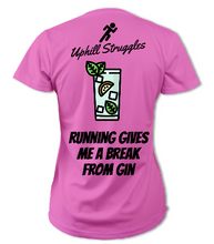 Load image into Gallery viewer, Running Gives Me A Break From Gin Womens Tee