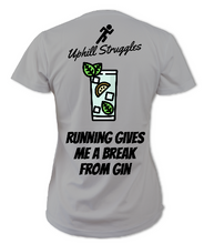 Load image into Gallery viewer, Running Gives Me A Break From Gin Womens Tee