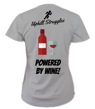 Load image into Gallery viewer, Powered By Wine! Womens Tee