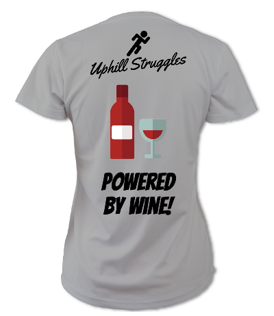 Powered By Wine! Womens Tee