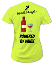 Load image into Gallery viewer, Powered By Wine! Womens Tee