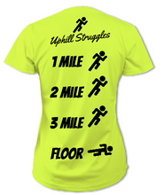 Load image into Gallery viewer, 1 Mile 2 Mile 3 Mile Floor Womens Tee