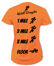 Load image into Gallery viewer, 1 Mile 2 Mile 3 Mile Floor Womens Tee