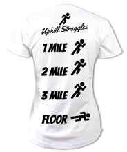 Load image into Gallery viewer, 1 Mile 2 Mile 3 Mile Floor Womens Tee